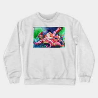 WATERCOLOR OCTOPUS Crewneck Sweatshirt